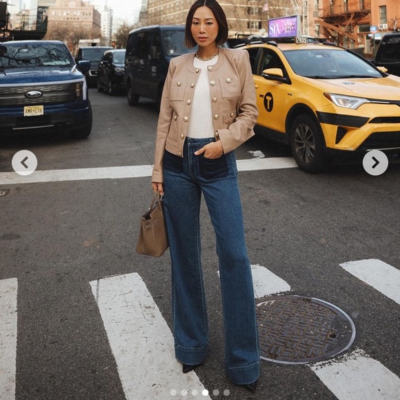 Missguided flared blue denim jeans - Picture 8 of 8